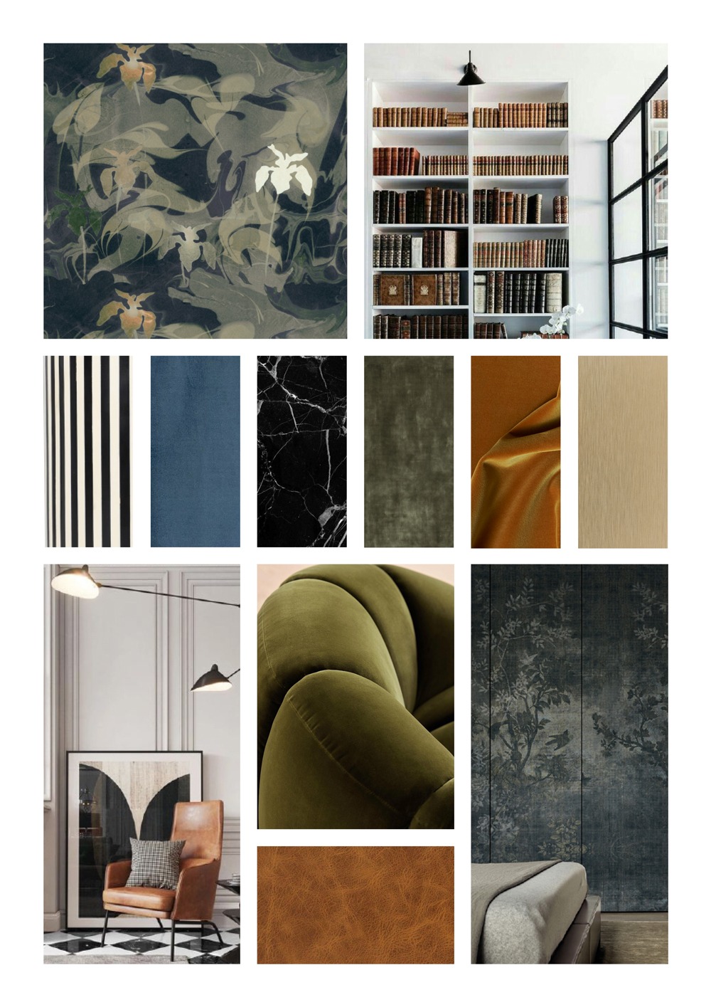 Bespoke London interior design mock‑up showing tailored room layout by Interior105